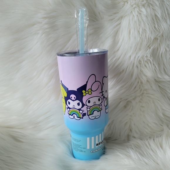 Hello Kitty and Friends Stainless Steel Tumbler with Handle 40oz - Picture 4 of 10